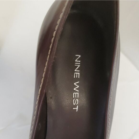 *Nine West Brown Stokeo Heels Sz.8 - Picture 5 of 9